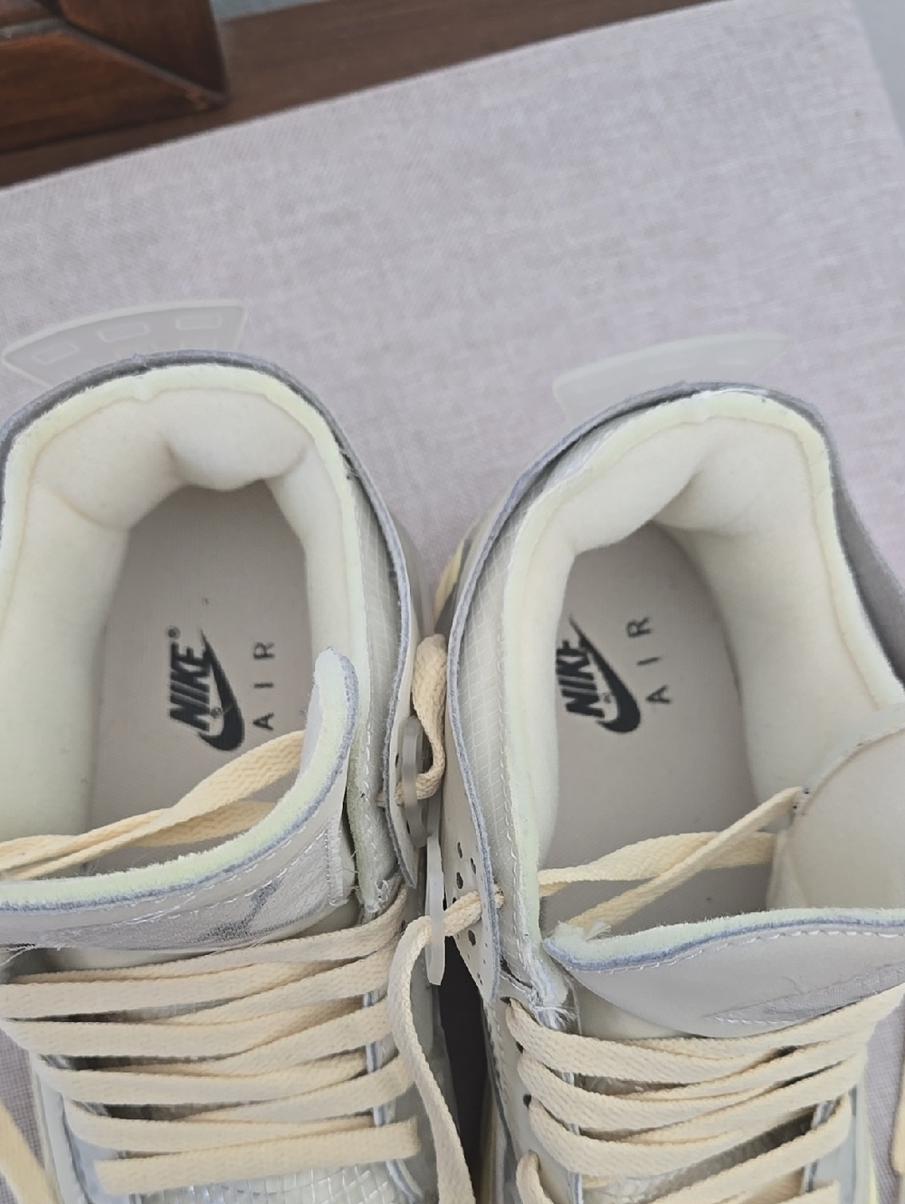 Nike Air Jordan 4 SP Off-White Mid Sail. I cannot determine its authenticity. - Picture 8 of 10